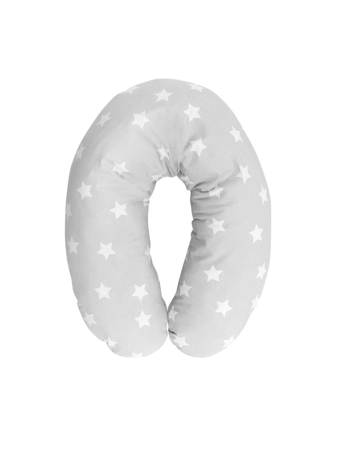 Lorelli Stillkissen Stillkissen Schwangerschaftskissen, 1-tlg., Sterne 190 cm 100% Baumwolle grau Sterne