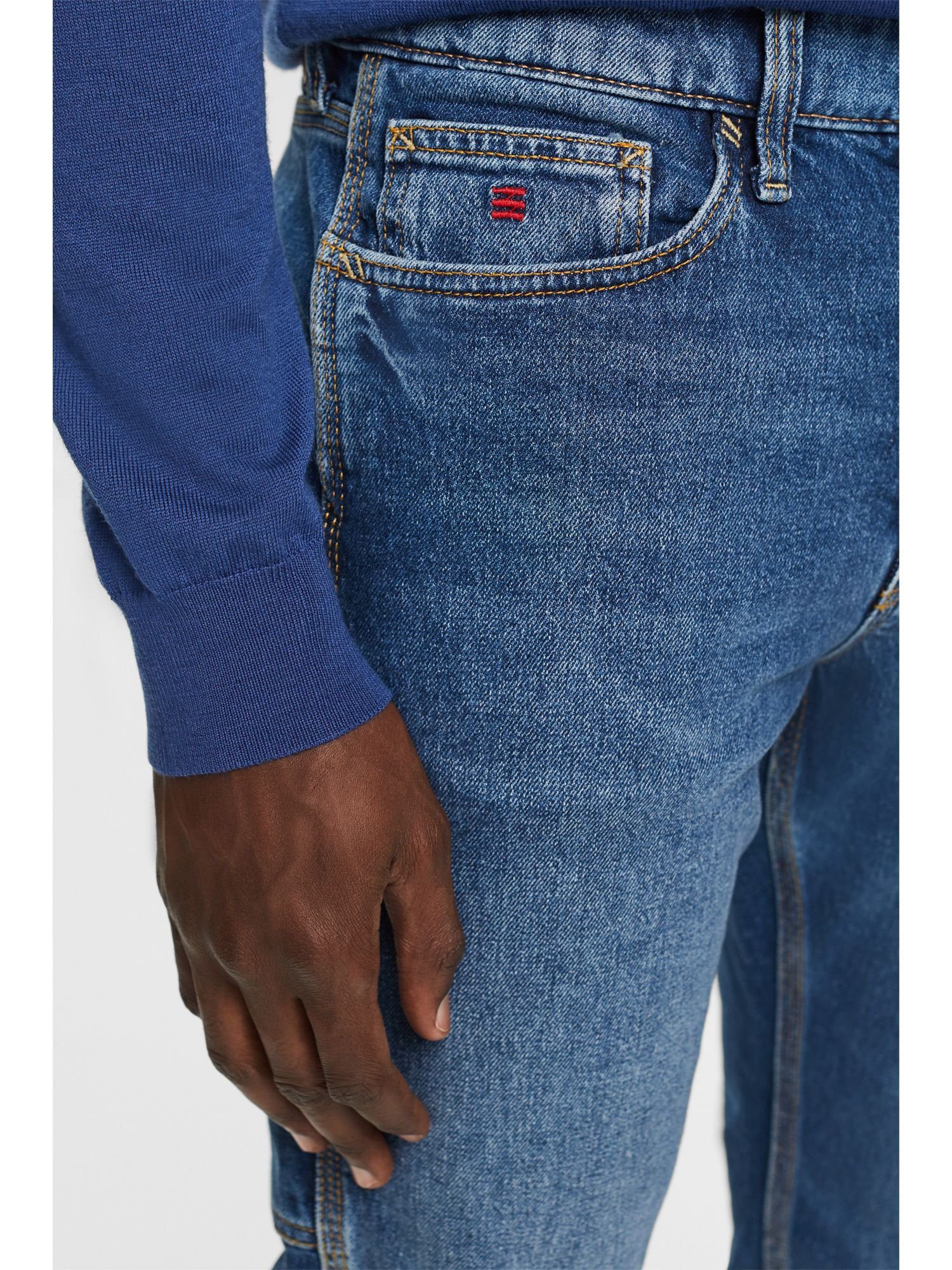 Straight-Jeans Passform mit Carpenter-Jeans gerader Esprit