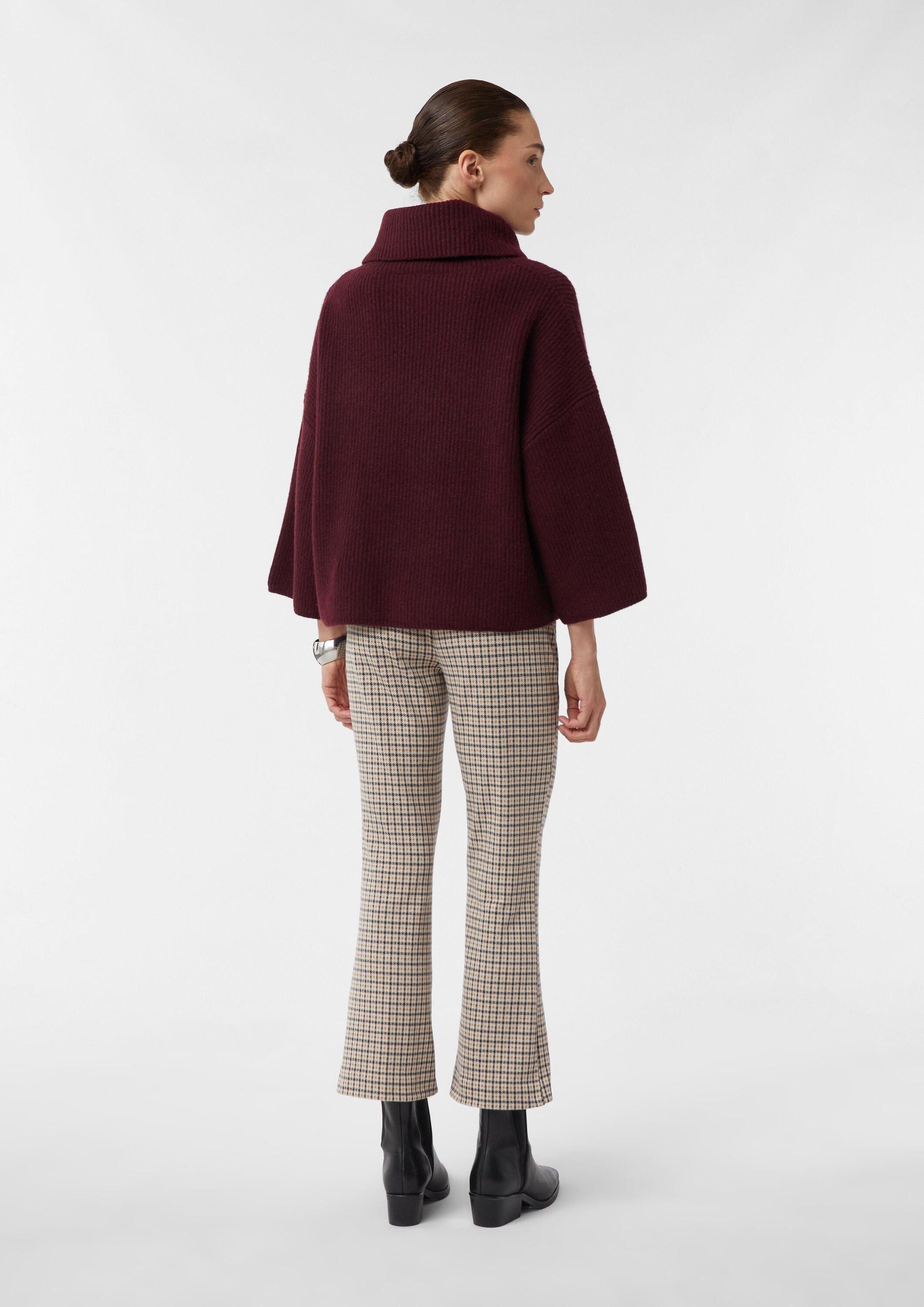 comma 7/8-Hose Hose Verkürzte Jerseyhose mit Flared Leg