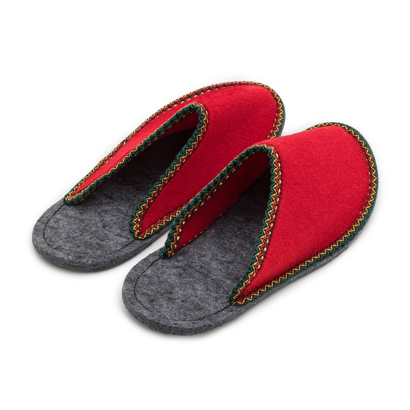 Pantoffelmann Gästepantoffel Herren Damen Gästehausschuh Filzpantoffel Pantoffel Pantoffel (1 Paar) Filzpantoffeln, Gästepantoffel besonders leicht