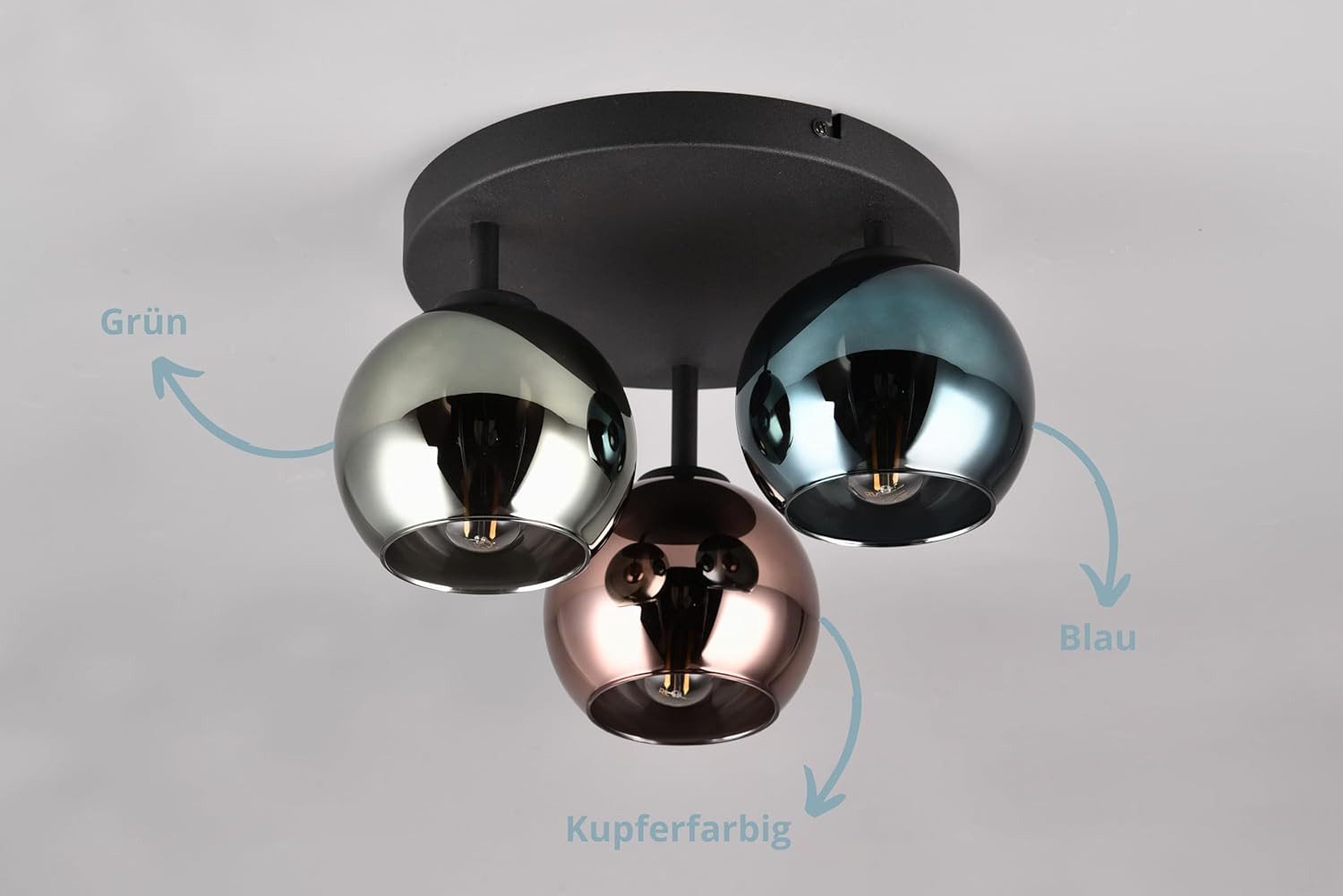 lightling Deckenleuchte Shawn, ohne Leuchtmittel, im günstig online kaufen