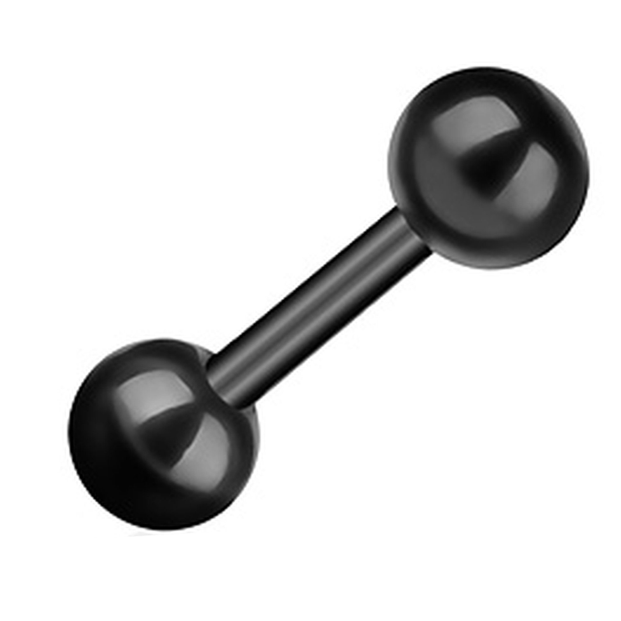 Taffstyle Piercing-Set Piercing Barbell Hantel Ohr Zunge Brust Intim, Stab Hantel Stecker Ohrpiercing Zungenpiercing Oral Tragus Helix Kugel