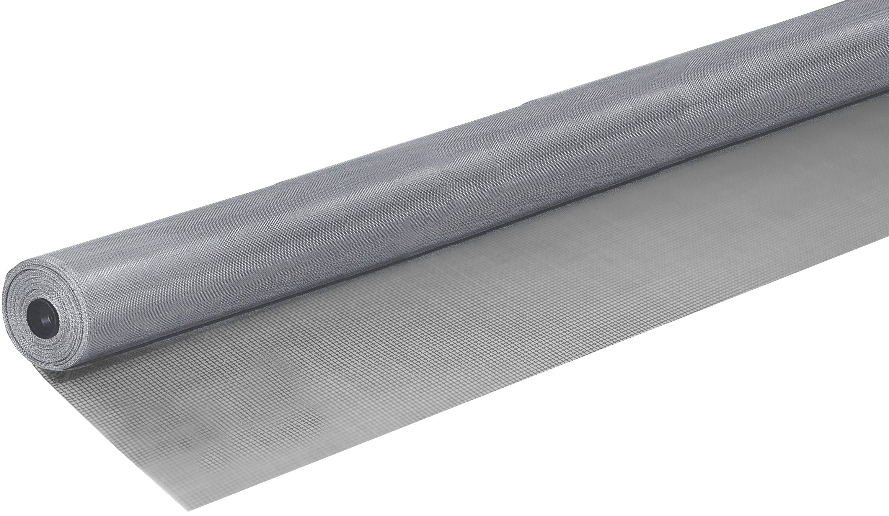 Windhager Moskitonetz Gewebe Aluminium, Захист від комахgitter, BxH: 100x120 cm