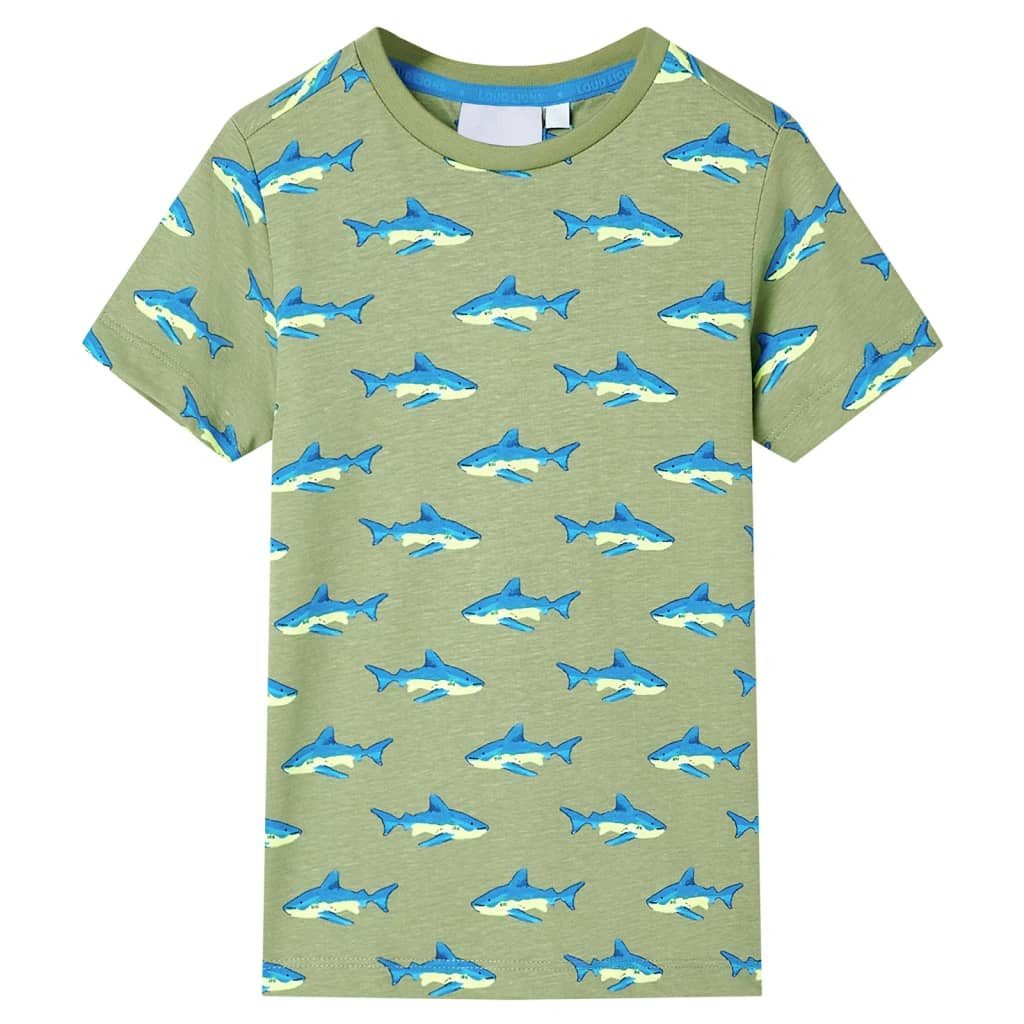 T-Shirt Kinder-T-Shirt Helles Khaki 140