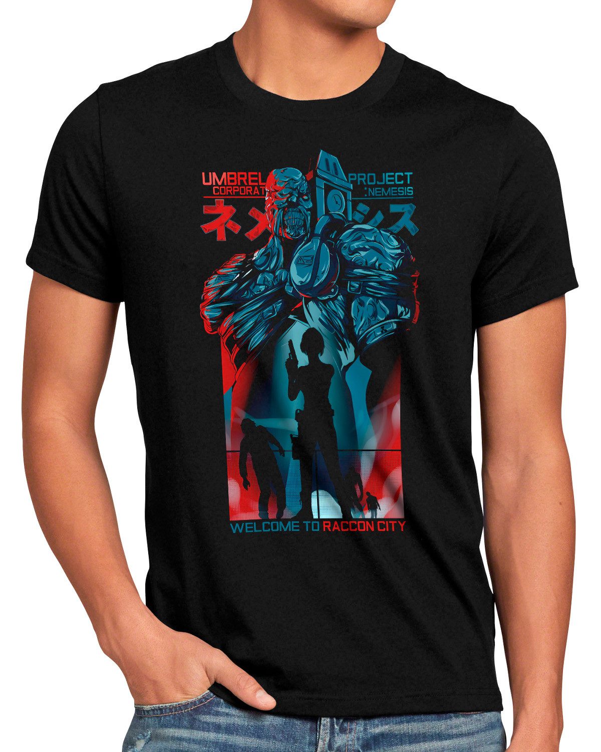 style3 T-Shirt Corporation Project evil resident umbrella corp virus zombie