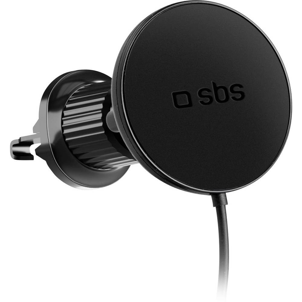 sbs Handy-Halterung Lüftungsgitter Handy-Kfz-Halterung 360° drehbar, Magnetbefestigung, (360° drehbar, Magnetbefestigung, mit Induktionsladefunktion)