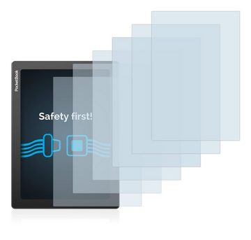 Savvies Schutzfolie für PocketBook InkPad Lite, Displayschutzfolie, 6 Stück, Folie klar