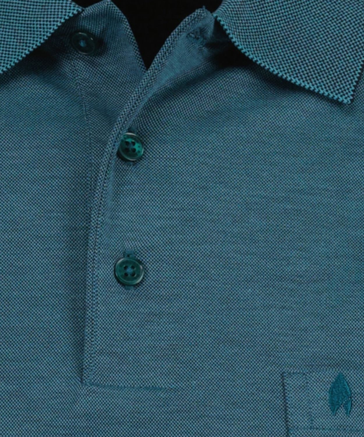 RAGMAN Langarm-Poloshirt Softknit langarm