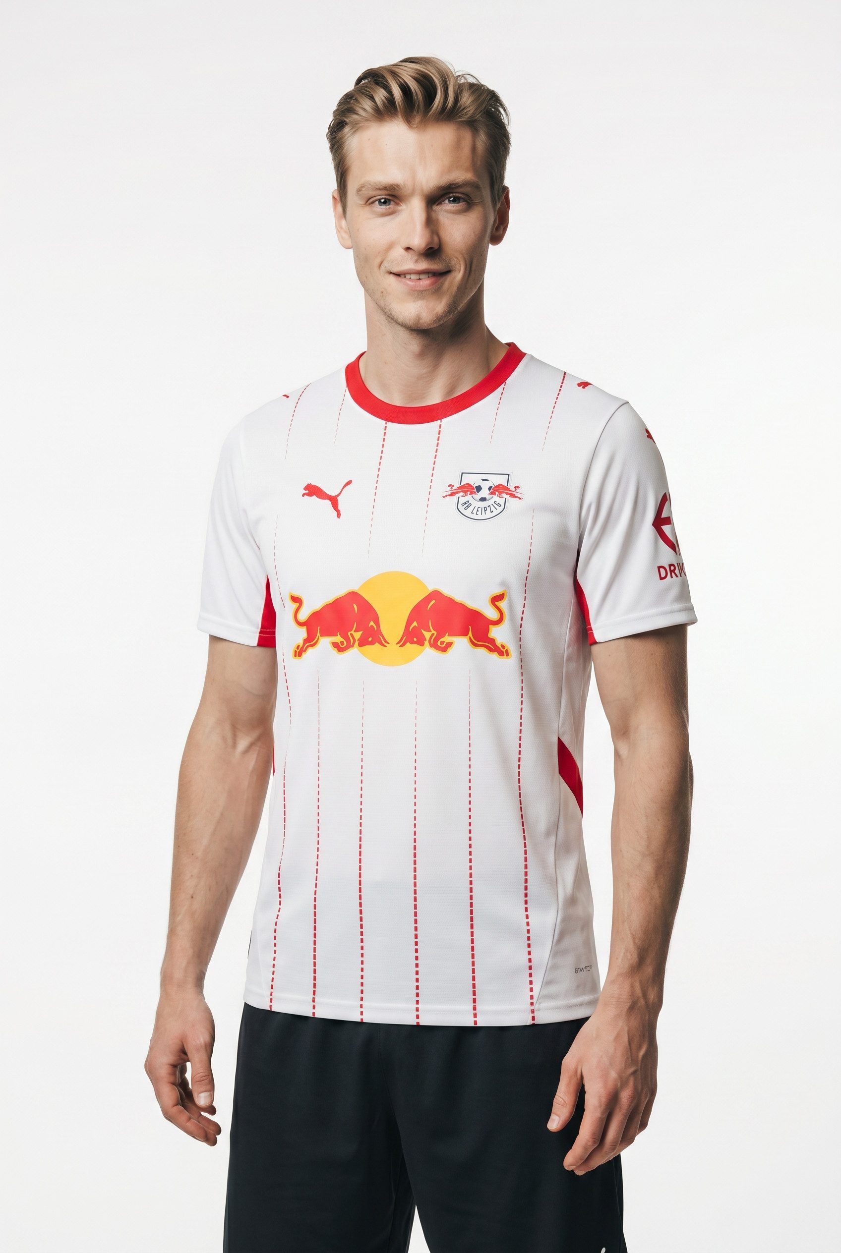 PUMA Fußballtrikot RBL HOME JERSEY REPLICA Kurzarm, mit DryCELL-Technologie, atmungsaktiv