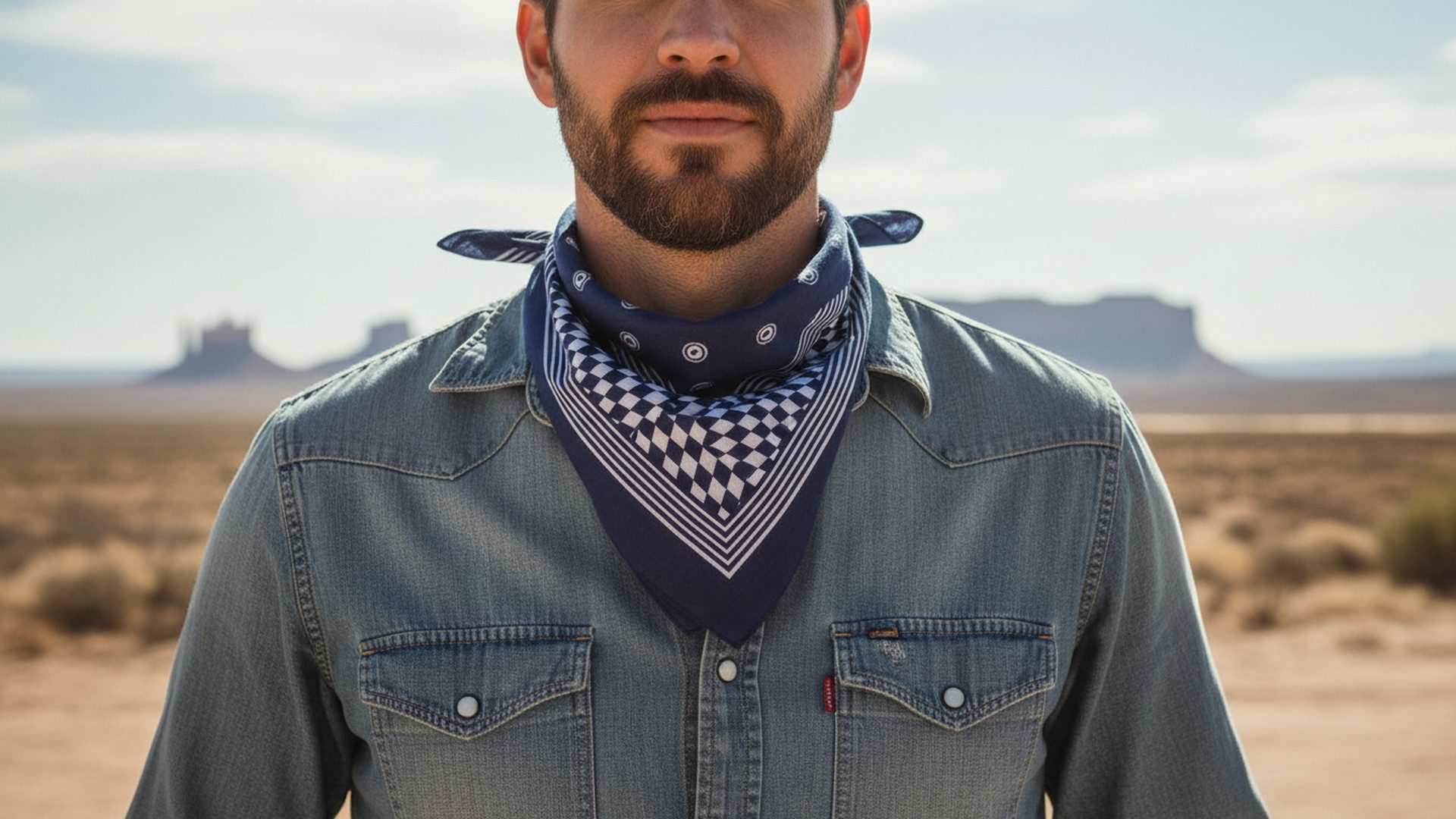 LK Trend & Style Nickituch Kopftuch Halstuch Bandana fürs Festival oder Oktoberfest, (Accessoire, lässig, Unisex, auf zum Fest passend gestylt), das modische Design bleibt im Trend