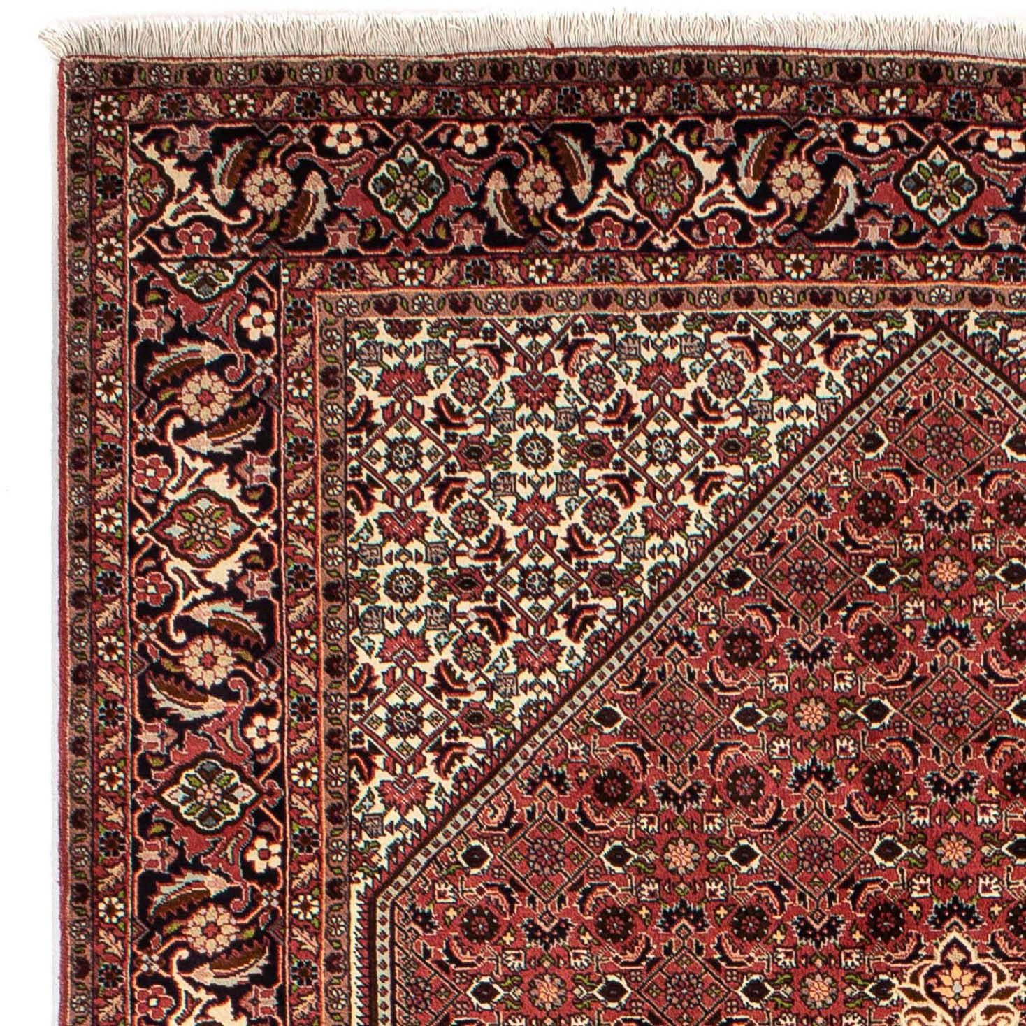Orientteppich Perser - Bidjar - mit Wohnzimmer, Handgeknüpft, 15 198 Zertifikat cm 296 Höhe: mm, x - rechteckig, Einzelstück braun, morgenland