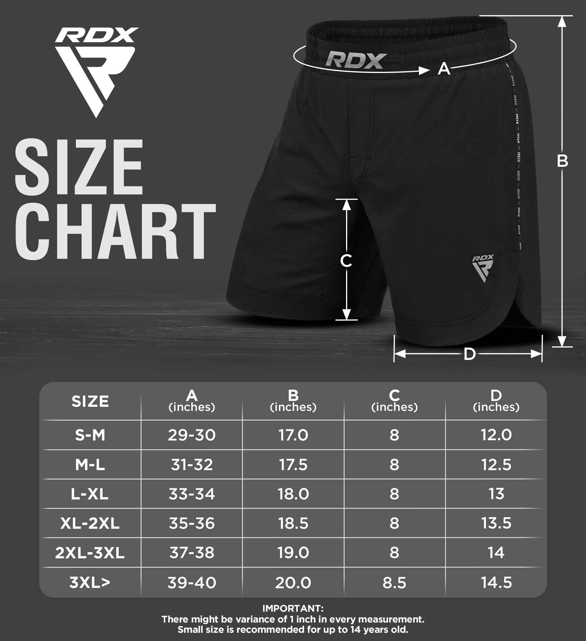 RDX Sports Trainingsshorts RDX MMA Shorts Sporthose Herren kurz, Trainingshose Herren, Kickboxen