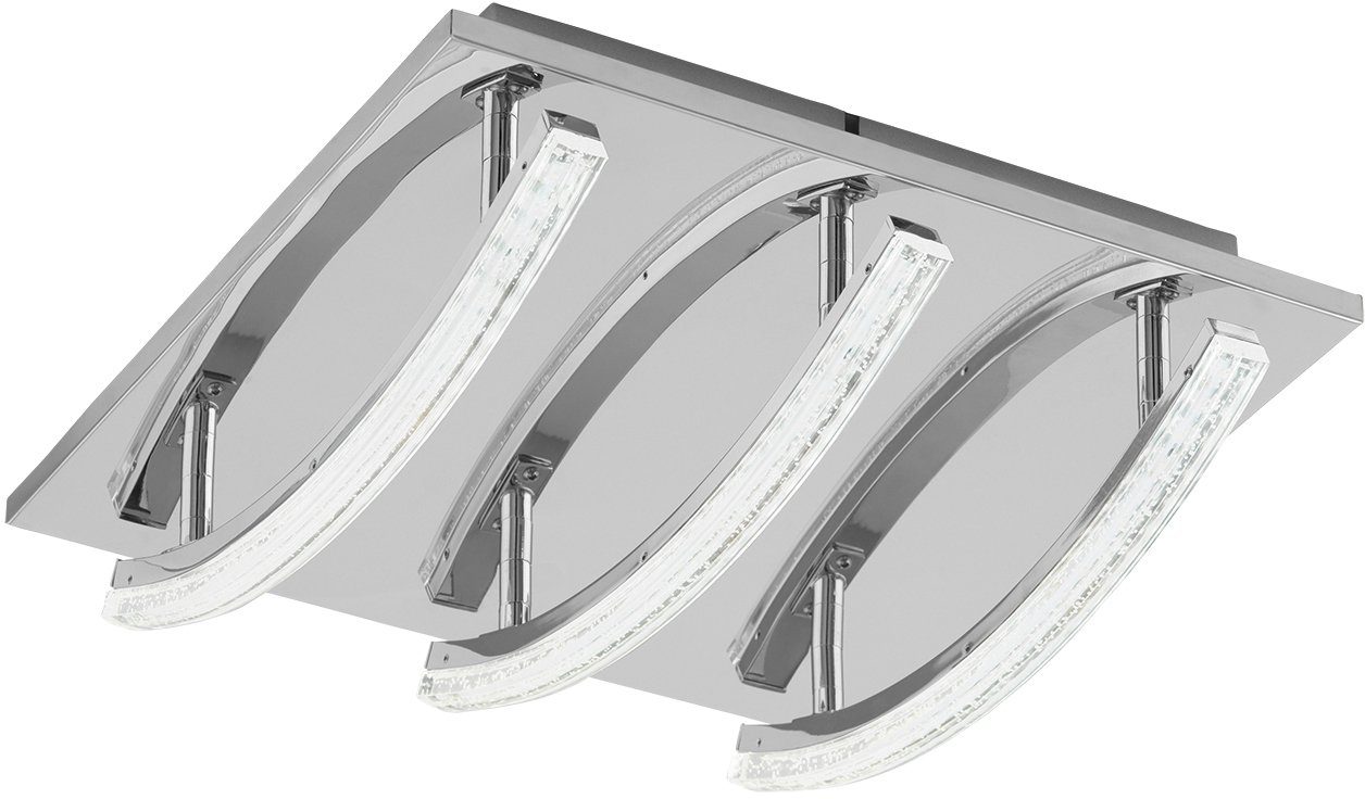 EGLO LED Deckenleuchte PERTINI, LED fest integriert, Warmweiß, LED Deckenlampe