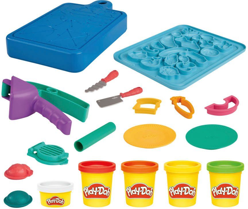 Hasbro Knetform-Set Play-Doh, Kleiner Chefkoch Starter-Set