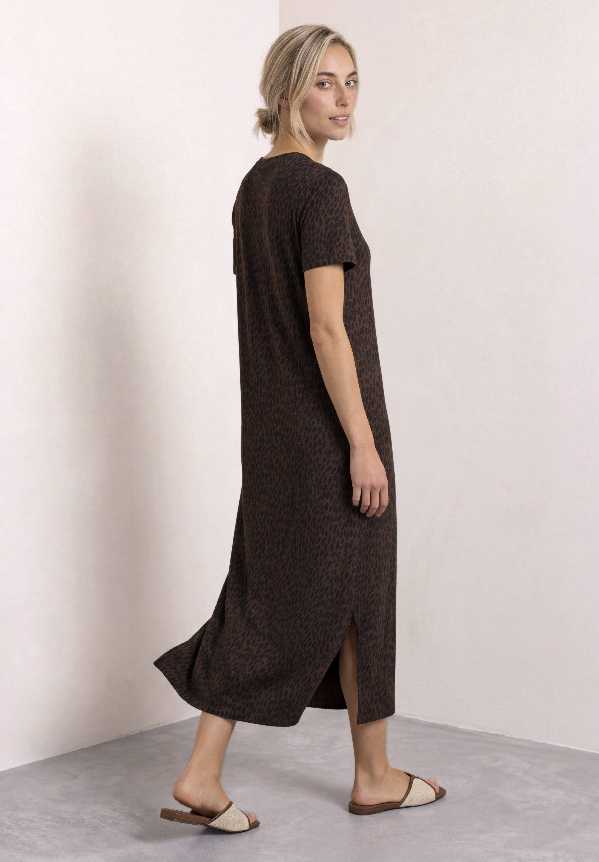 STREET ONE Midikleid mit grafischem Muster