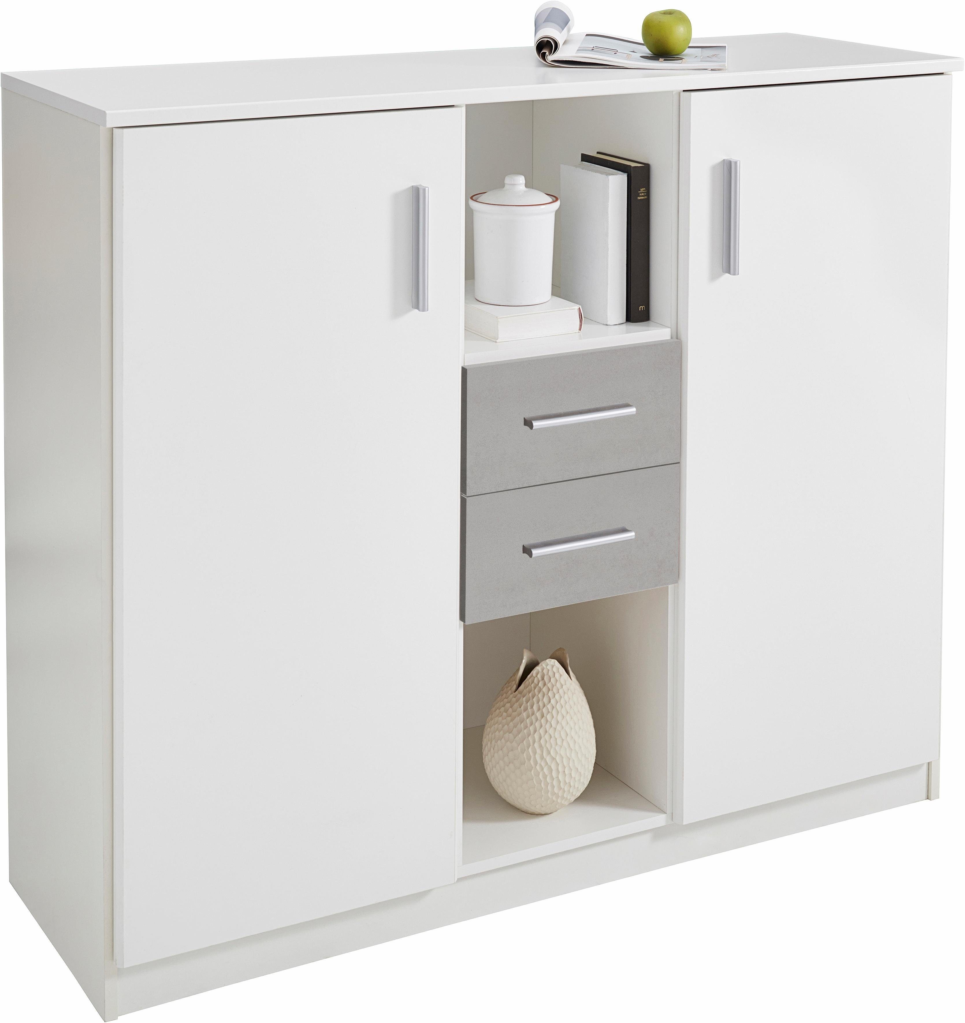Wimex Kombikommode Joker, Kommode mit 2 Einlegeböden, 124cm breit