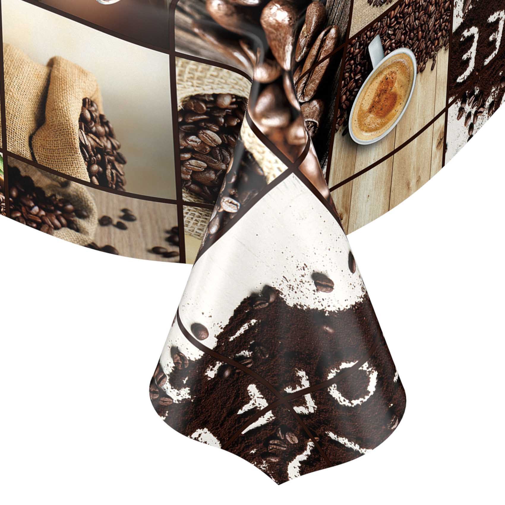 ANRO Tischdecke Wachstuchtischdecke Gartentischdecke Wachstischdecke (Einze günstig online kaufen