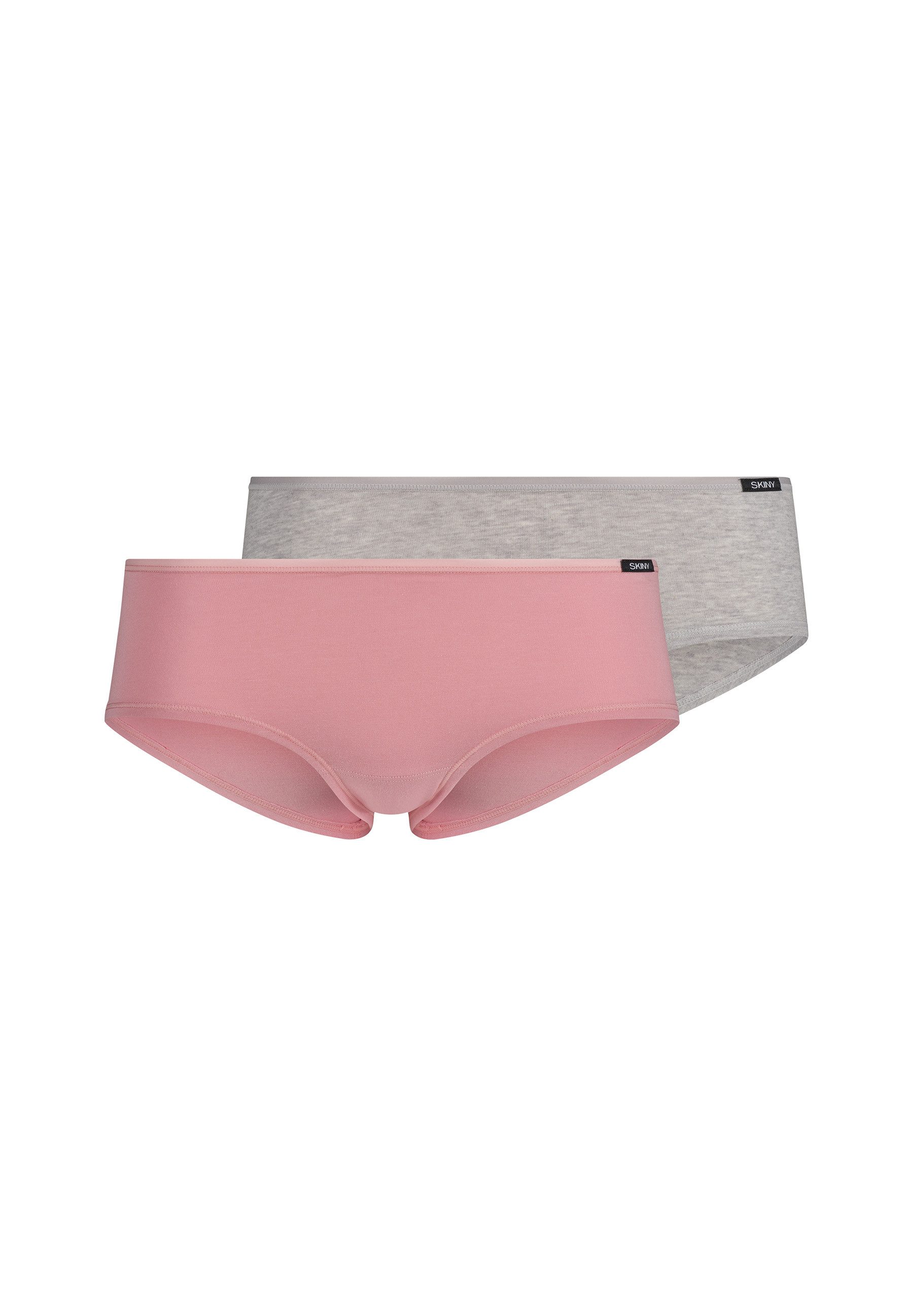 Skiny Panty Cotton Advantage (2er Pack) bequem, flaches Gummi, hüfthoch, Baumwollmix