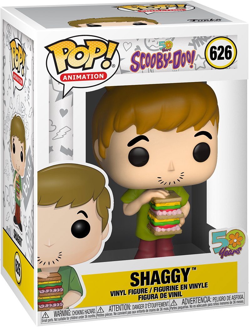 Funko Spielfigur Scooby-Doo 50 Jahre - Shaggy & Sandwich 626 Pop!