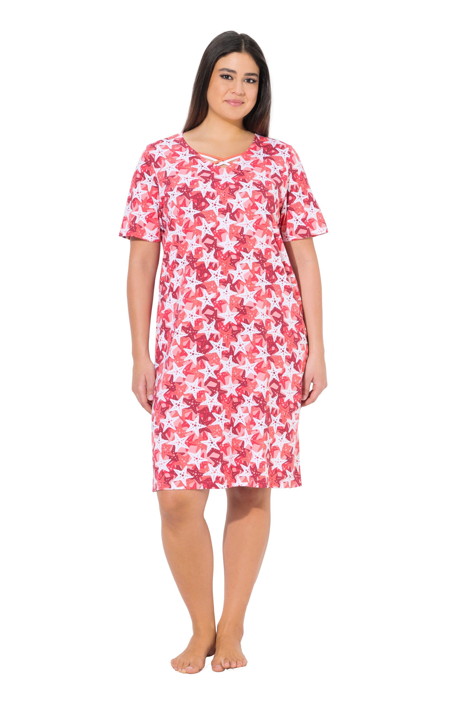Ulla Popken Bigshirt Bigshirts 2er-Pack Seesterne günstig online kaufen