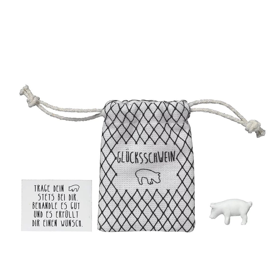 Räder Design Dekoobjekt Kleine Taschenbegleiter Schwein Glücksschwein Glücksbringer von räder