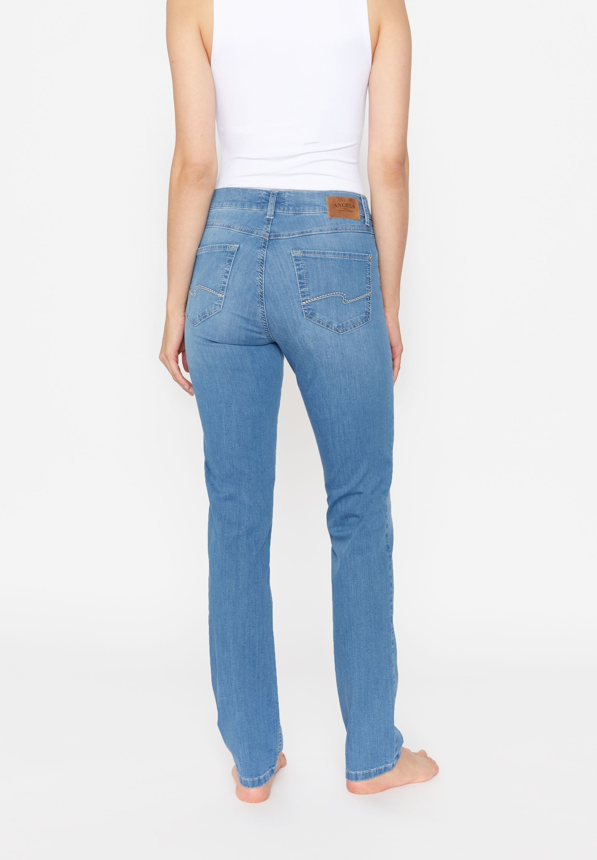 used ANGELS blue Gerade Jeans light