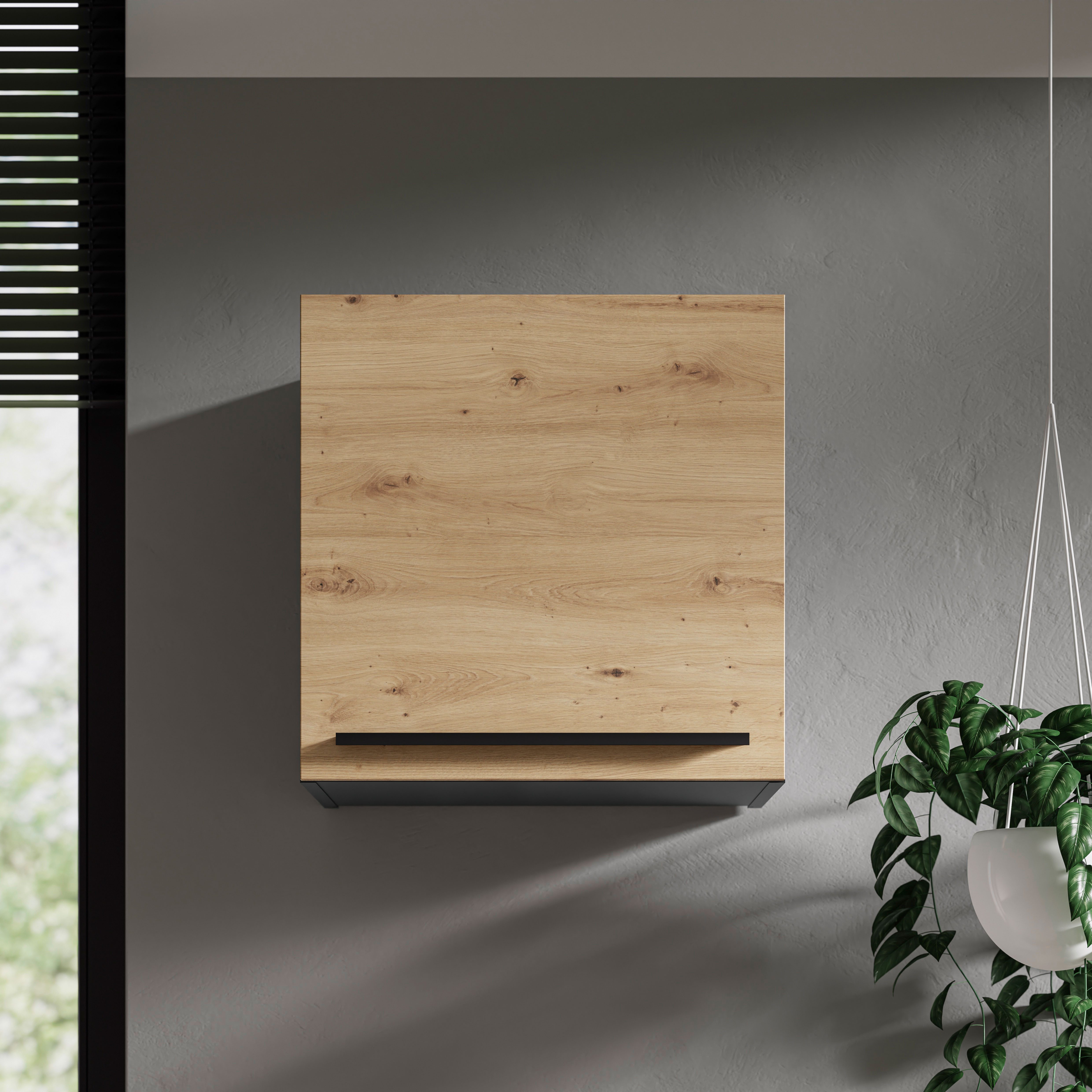 BASIC by Balculina Hängeschrank Jazz 50er Hängeschrank, Küchenschrank BxHxT 50x50x31 cm (1-St) Hängeschrank mit 1 Tür und 1 Einlegeboden