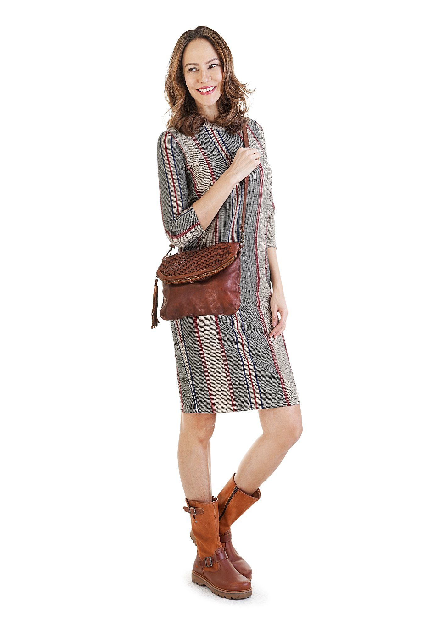 Samantha Look Umhängetasche, echt Leder, Made in Italy günstig online kaufen