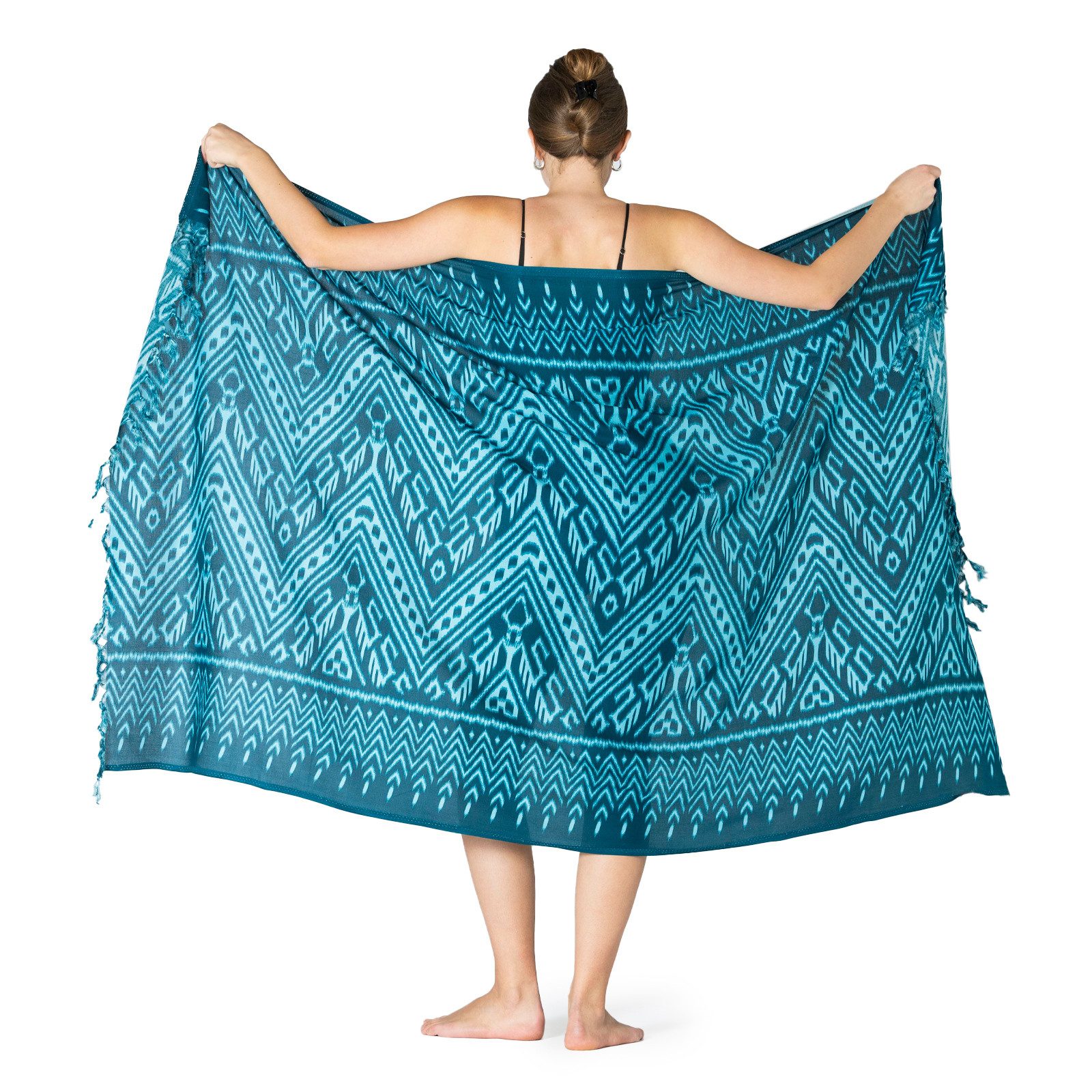 PANASIAM Pareo Sarong mit besonderem Ikat-Muster günstig online kaufen