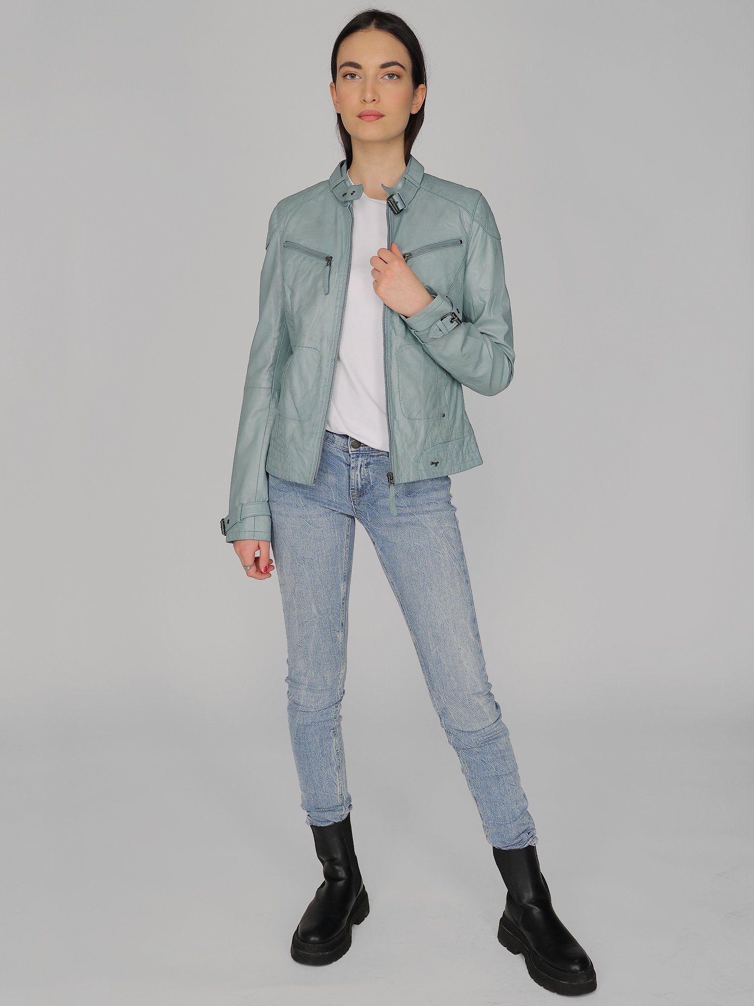 Lederjacke 31Ryana Maze mint