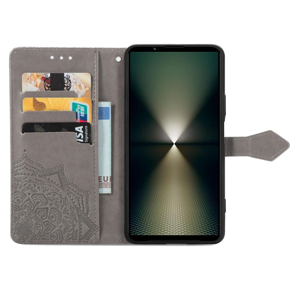 König Design Handyhülle Sony Xperia 10 VI, Schutzhülle Schutztasche Case Cover Etuis Wallet Klapptasche Bookstyle