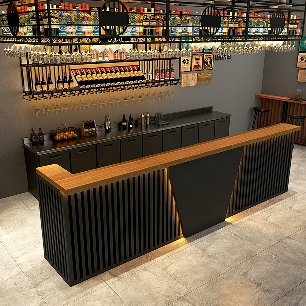 Muxing Empfangstheke in Linienoptik für Restaurant und Bar (1-St)