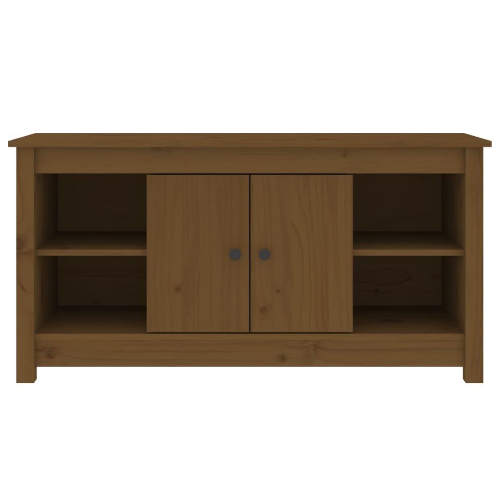 Honigbraun TV-Schrank Kiefer 103x36,5x52 Massivholz furnicato cm