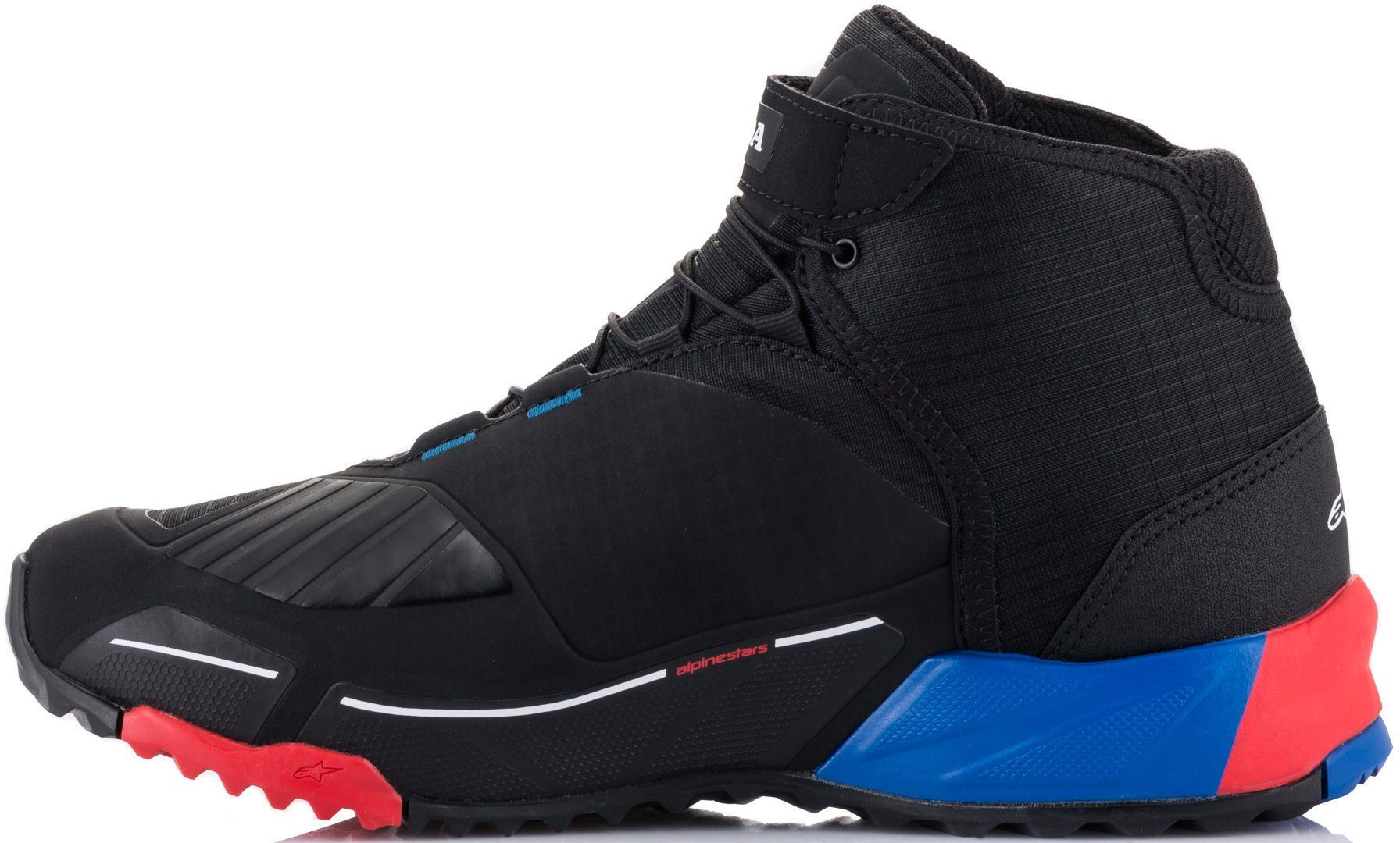 Honda CR-X Black/Red/Blue Motorradschuhe Alpinestars Motorradstiefel Drystar