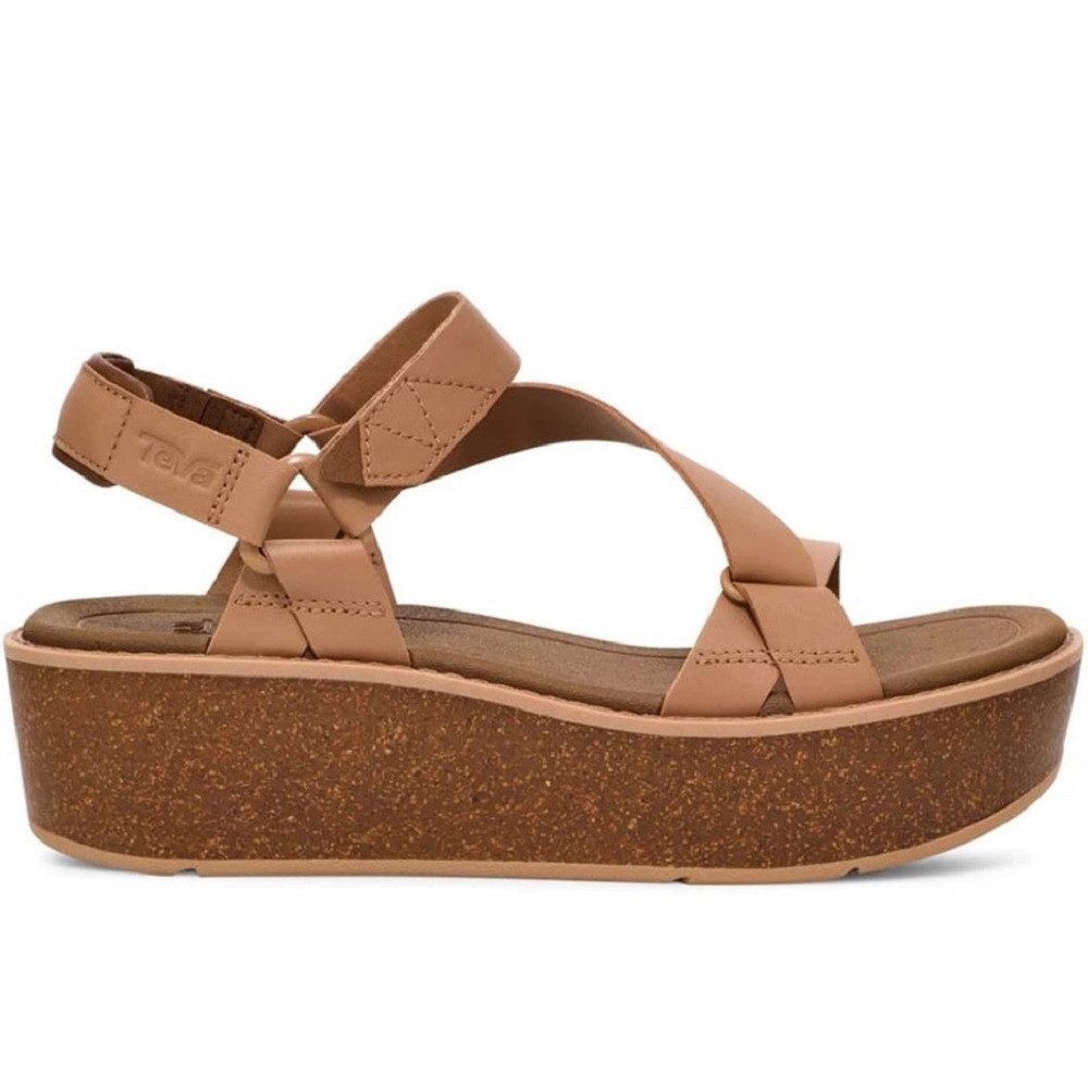 Teva Madera Wedge Damen Sandalen Plateausandalen Freizeit Leder 1151015 TEY Sandale Komfort