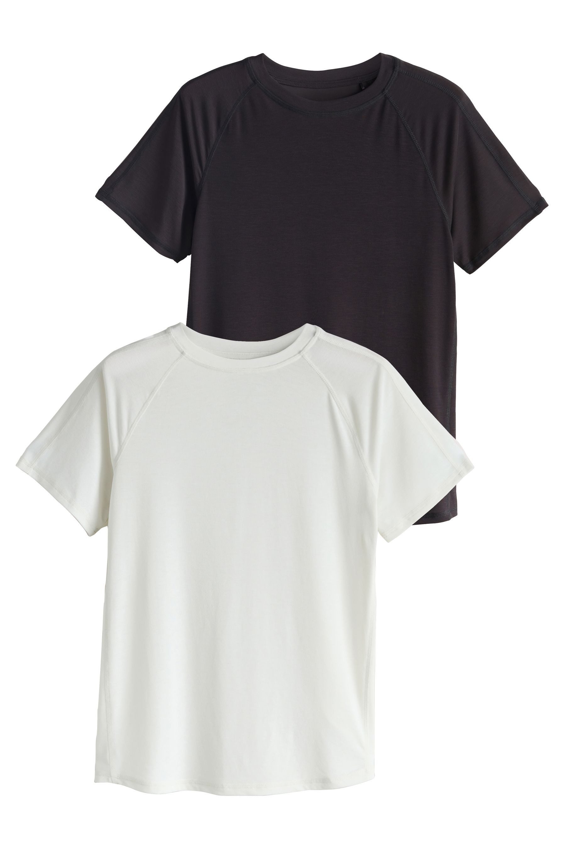 Trainingsshirt Kurzärmeliges Active T-Shirt, 2er-Pack
