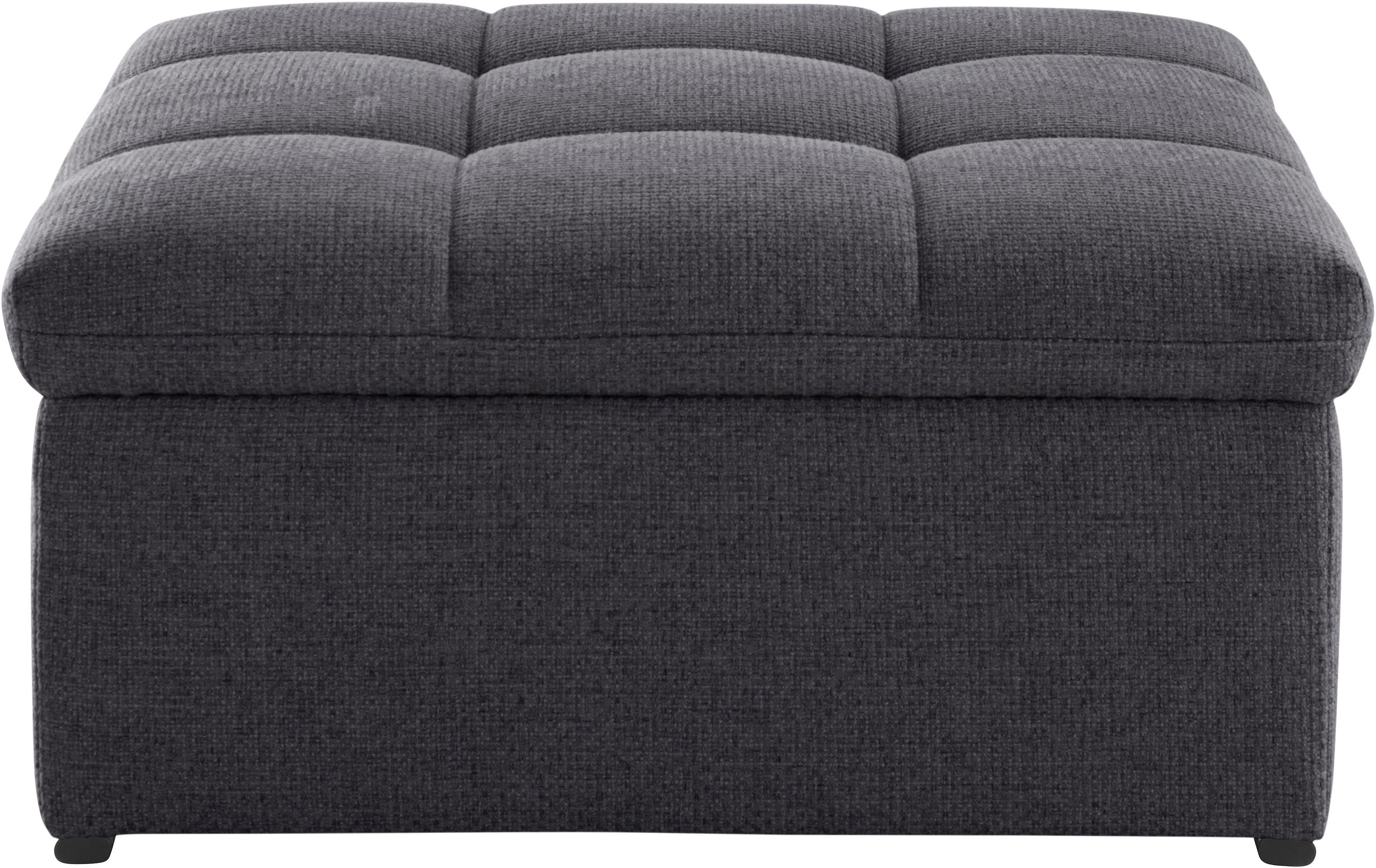 DOMO collection Sitzhocker Lagoa moderne Steppung im Sitz, elegant und zeitlos, B/T 87/87cm, in großer Farbauswahl