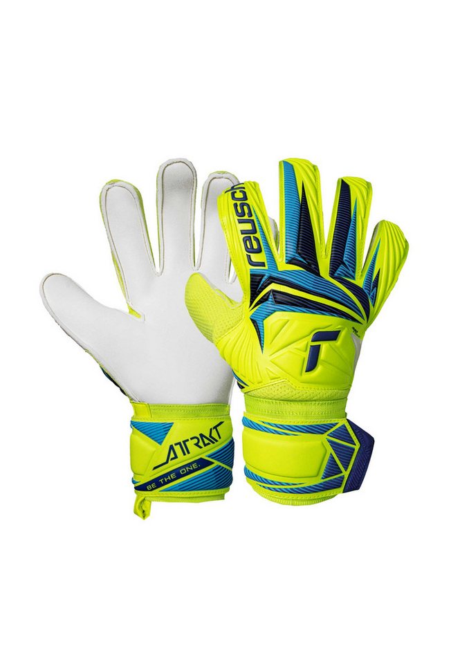 Reusch Torwarthandschuhe Attrakt Solid mit hochelastischem, sicherem Verschluss