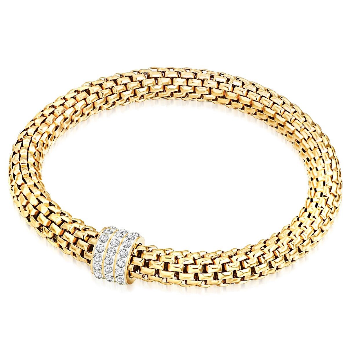 Lulu & Jane Armband gelbgold, Edelstahl günstig online kaufen
