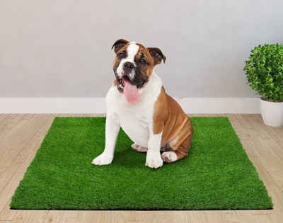 Karat Hundetoilette Premium Kunstrasen für Hunde, Rückseite Latex
