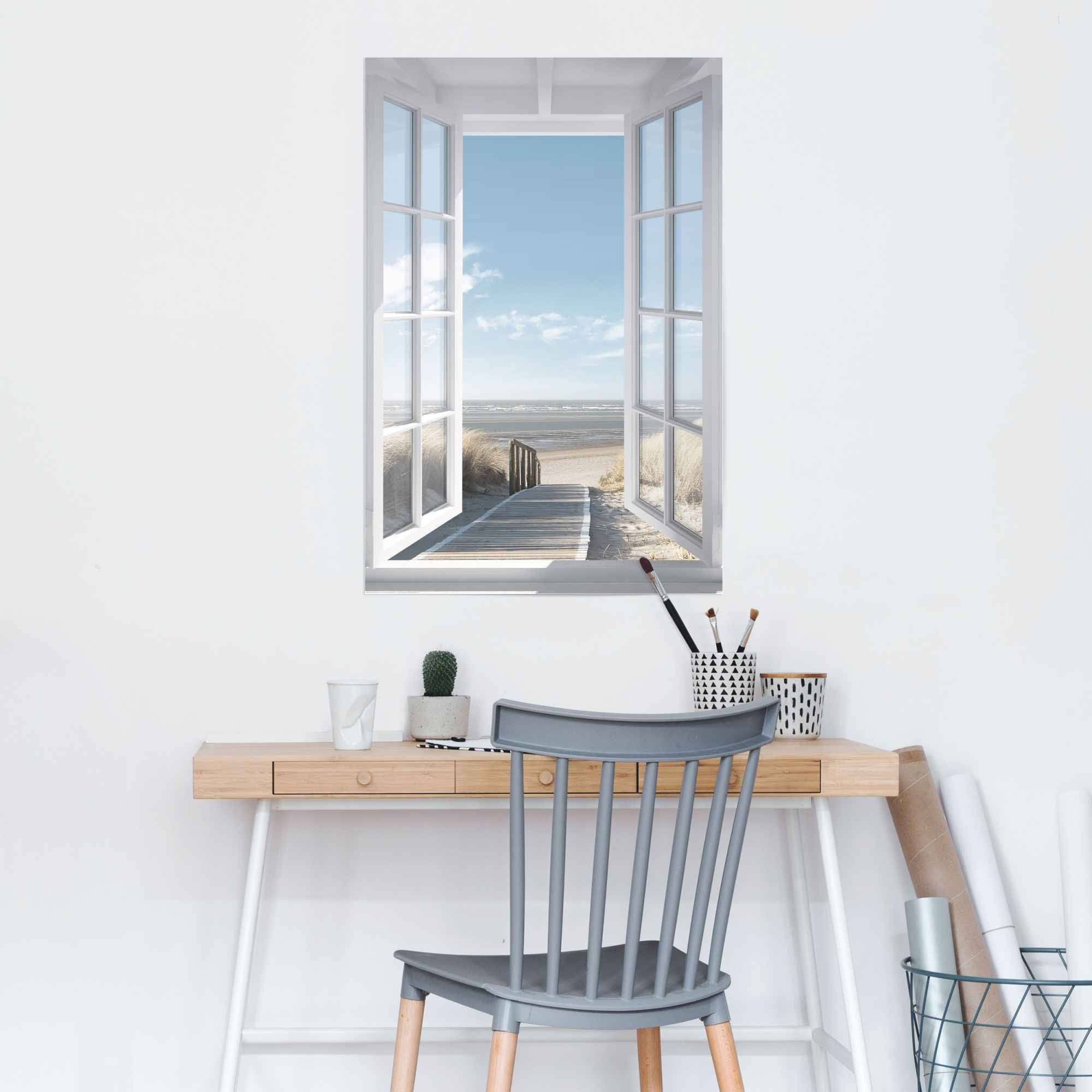 Reinders! Poster Poster Fensterblick Nordsee, Meer (1 St)
