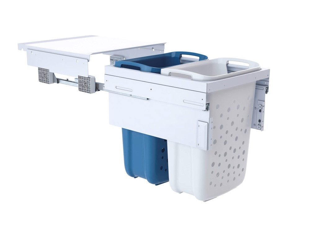 Hailo Wäschekorb OS Laundry Carrier 500 33/33 weiß
