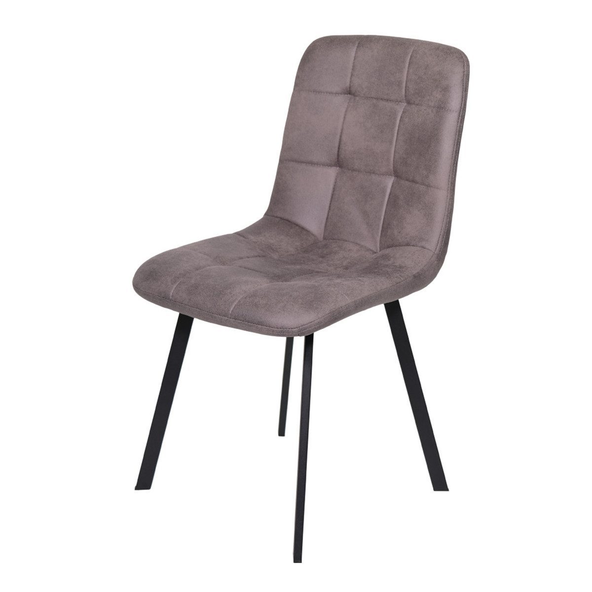 Liadomo Essgruppe Lissabon, (5-tlg., 1 Tisch, 4 Stühle), Sitzgruppe, Eiche Nachbildung, Leder-Optik, 4-Fuß-Metallgestell