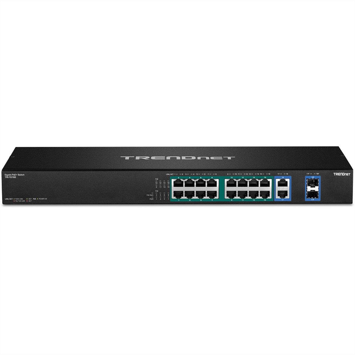 Trendnet TRENDNET 18-PORT GIGABIT HIGH POWER Netzwerk-Switch
