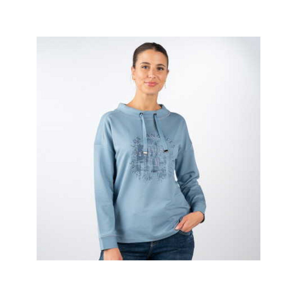 (1-tlg) fit blau LeComte Sweatshirt regular