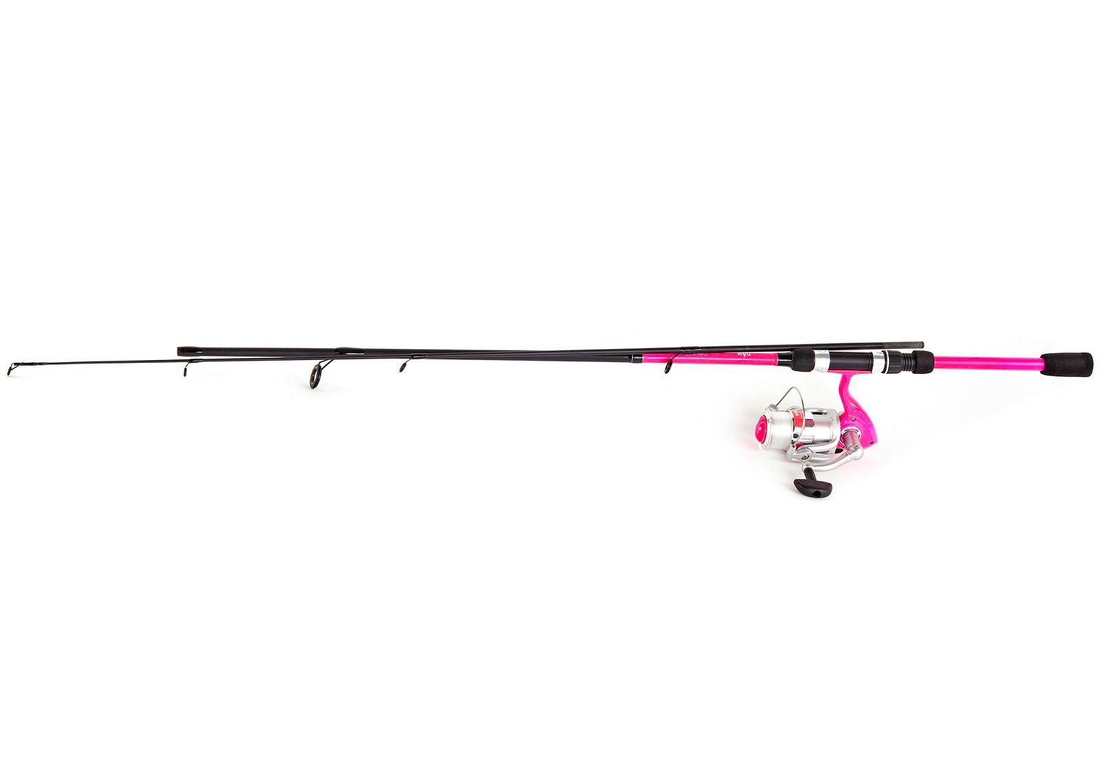 Spinnrute VIBE COMBO 6" 1,80m 4 Farben Kinderangeln Angelrute+Angelrolle+Schnur