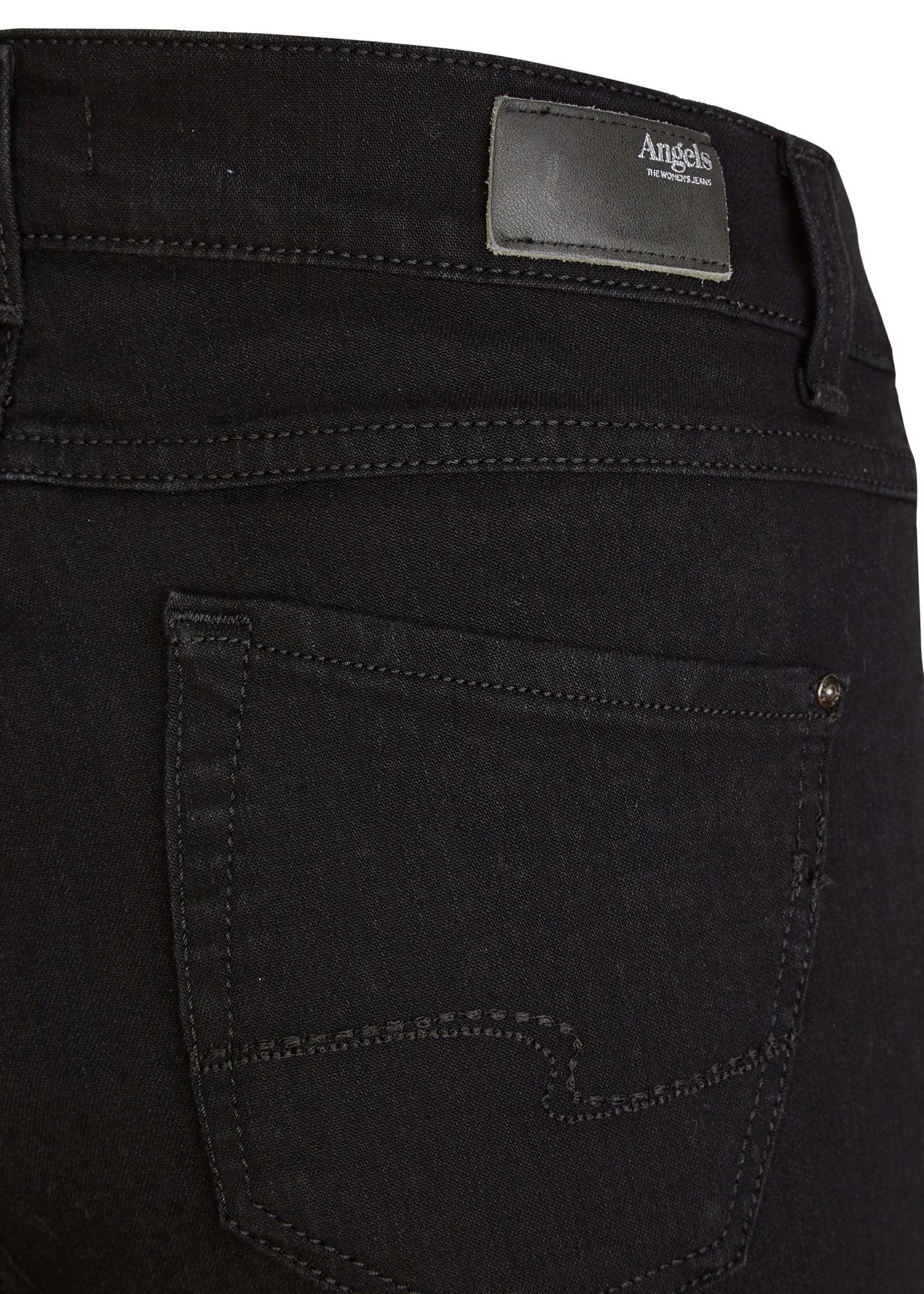 7434 ANGELS Cici Jetblack (100) 5-Pocket-Jeans