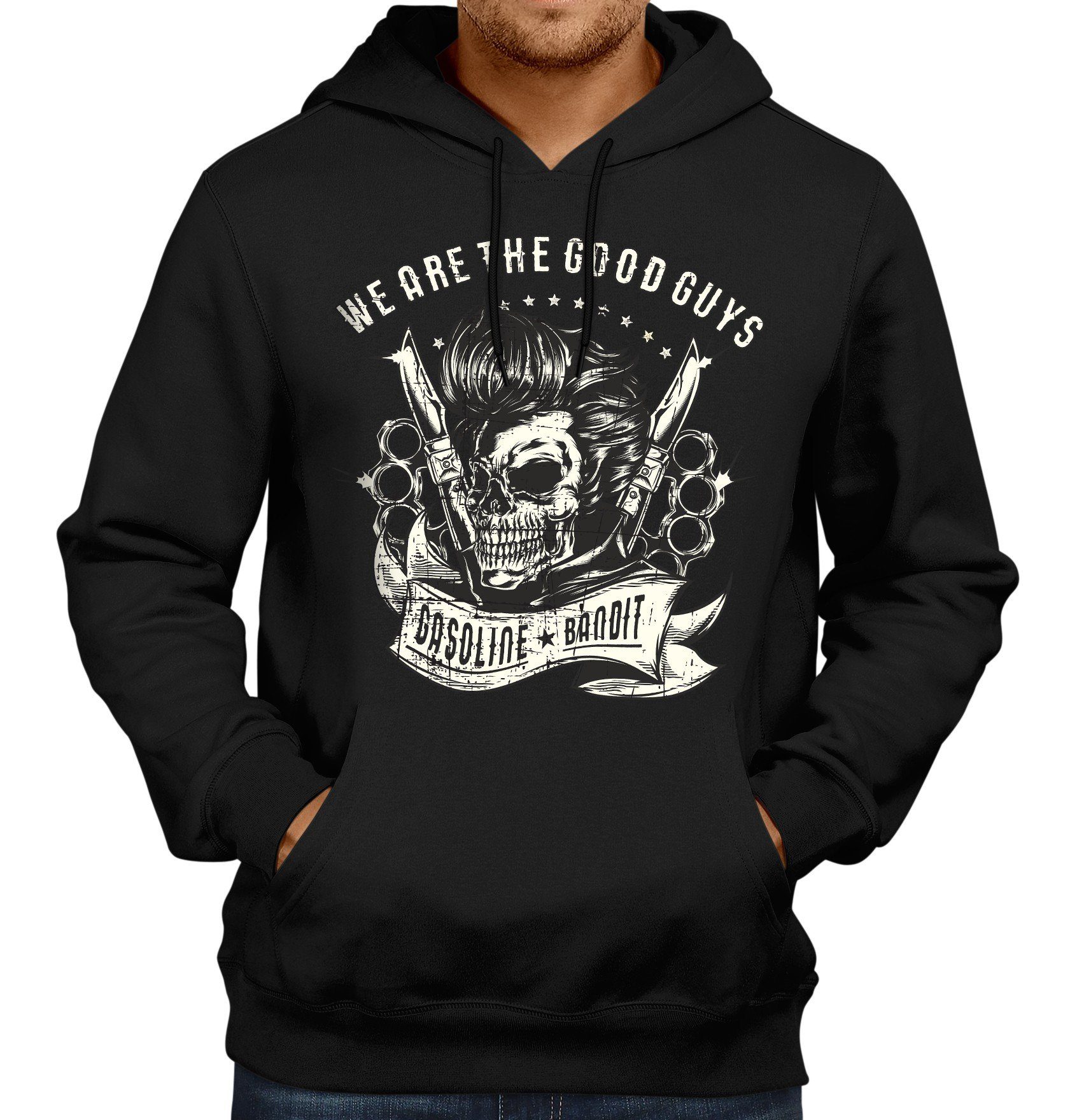 Kapuzensweatshirt Original Biker Rockabilly Hoodie: We Are The Good Guys