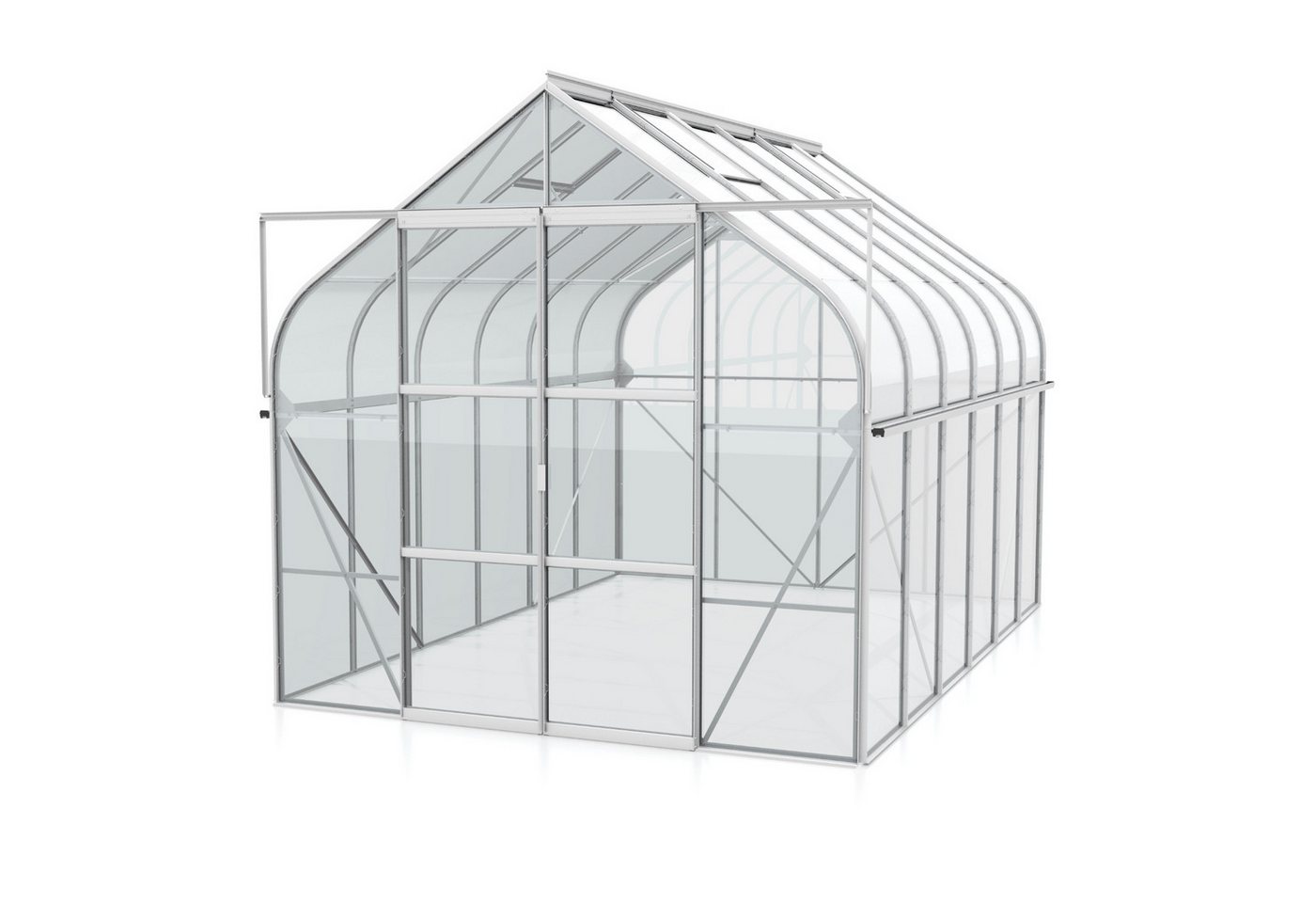 Vitavia Gewächshaus Diana 8300, 3,00 mm Wandstärke, Zollingerdach silberfarben | Rabatt: 49% Vitavia Gewächshaus Diana 8300, 3,00 mm Wandstärke, Zollingerdach silberfarben | Rabatt: 49%