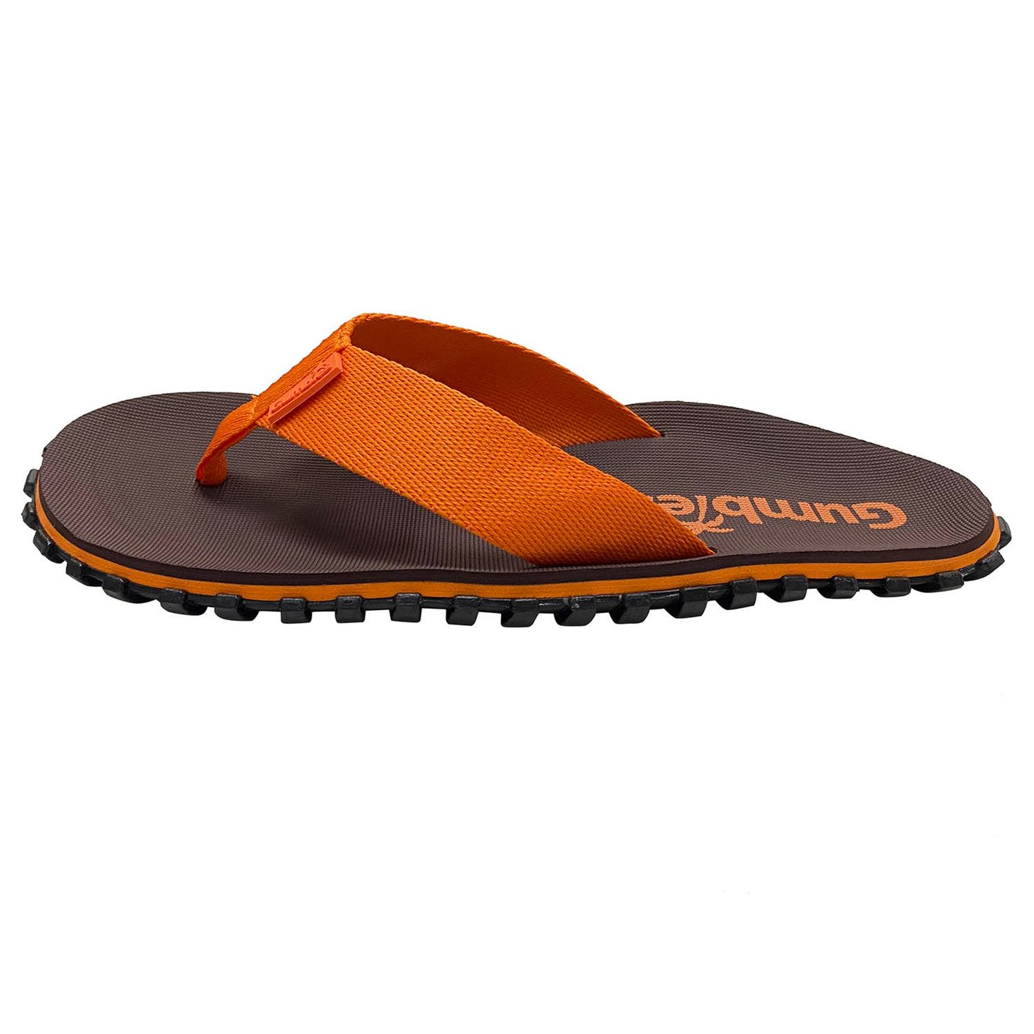 Gumbies Duckbill in Brown-Orange T-Strap-Zehentrenner Hergestellt aus recycelten Materialien – Bild 4 von 5